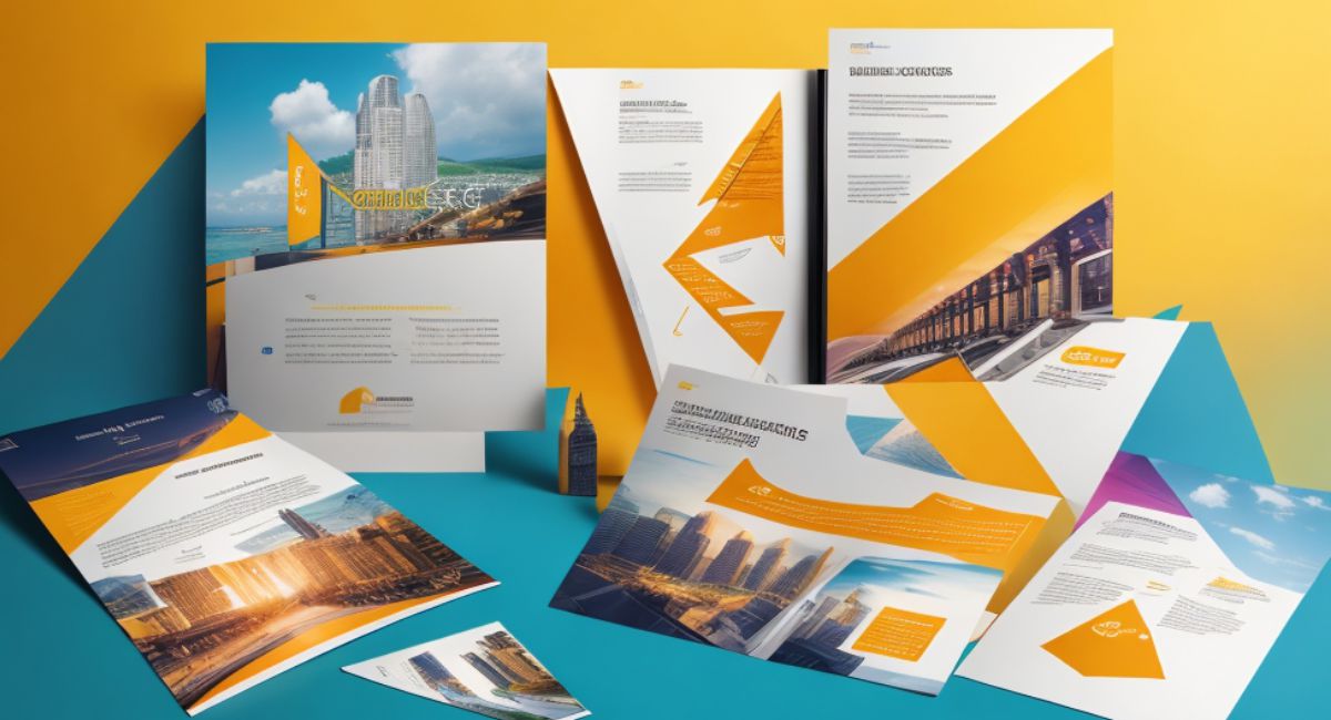 image featuring various printing marketing materials